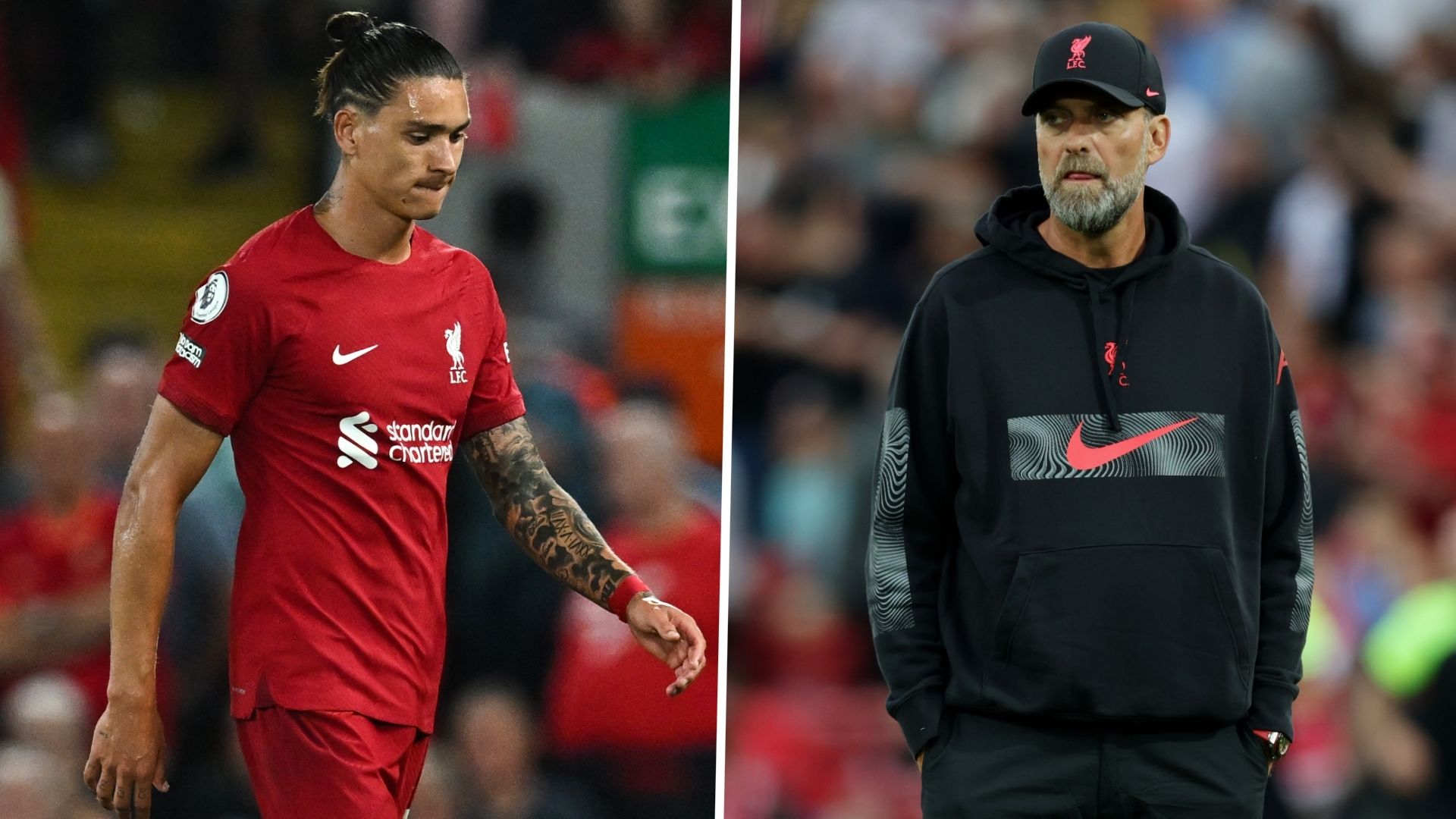 Darwin Nunez Jurgen Klopp Liverpool 2022-23