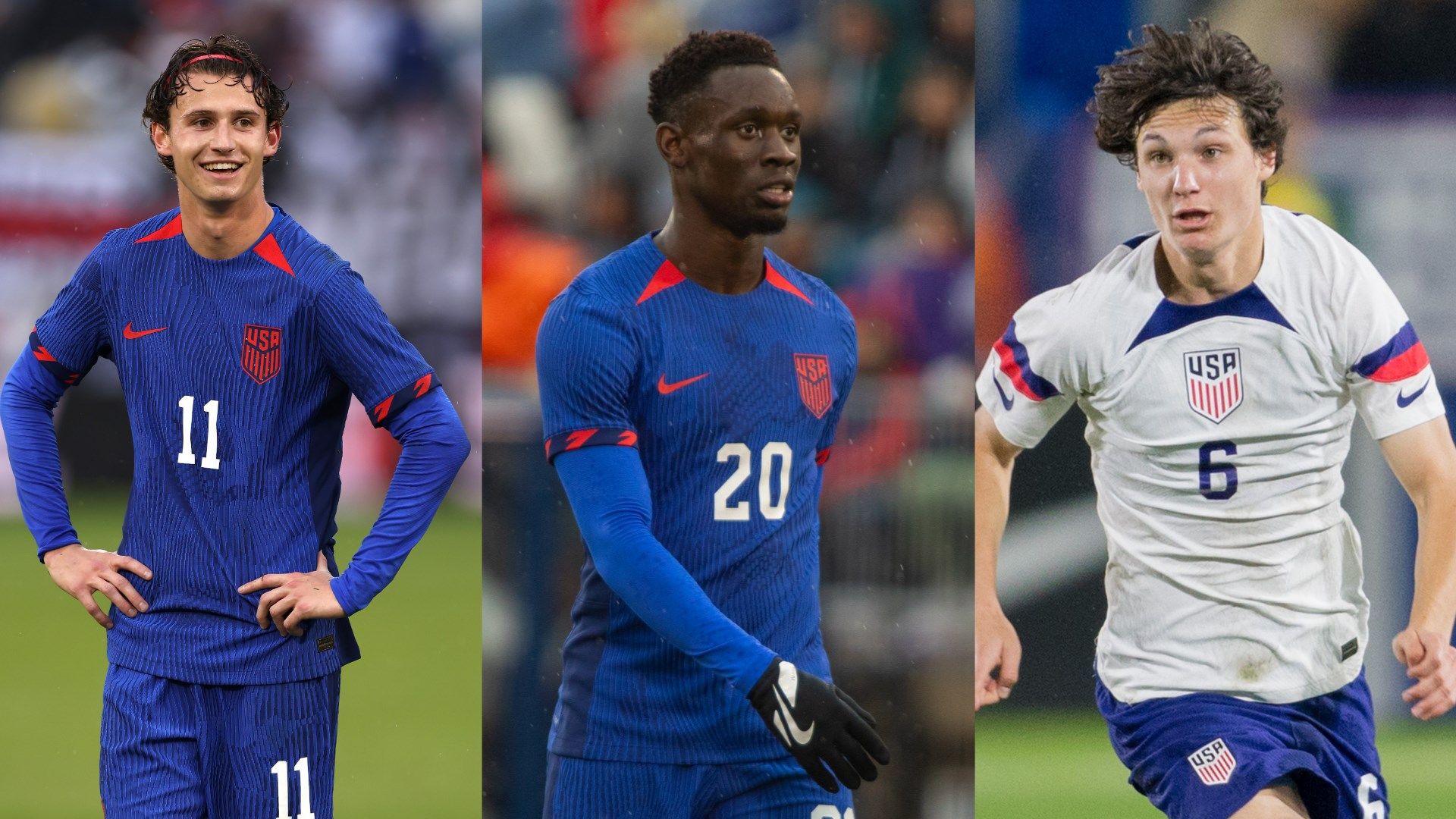 Brenden & Paxten Aaronson Folarin Balogun USMNT 2023 Split