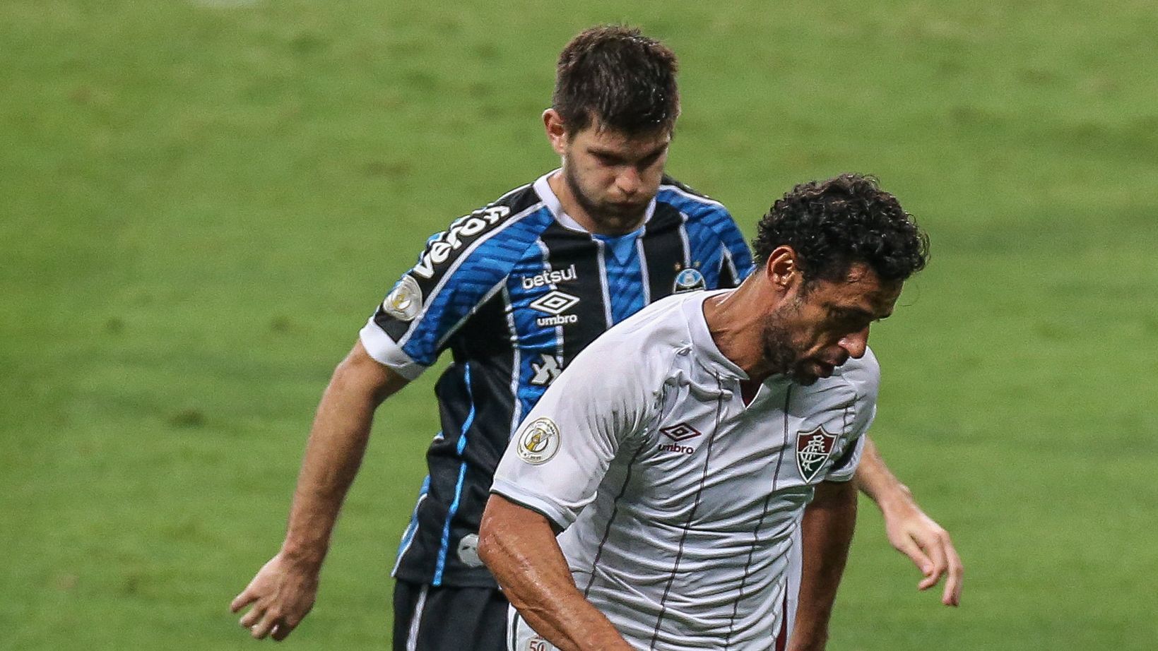 Kannemann e Fred - Grêmio x Fluminense Brasileirão 2020