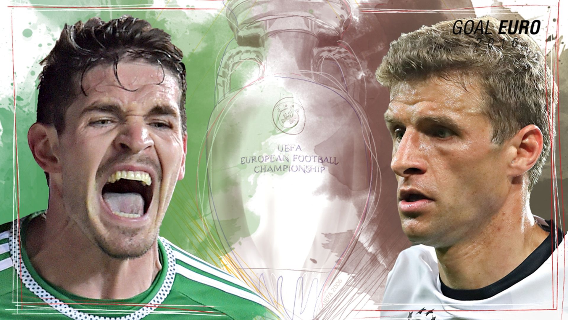GFX EURO16 Northern Ireland Germany Euro 2016