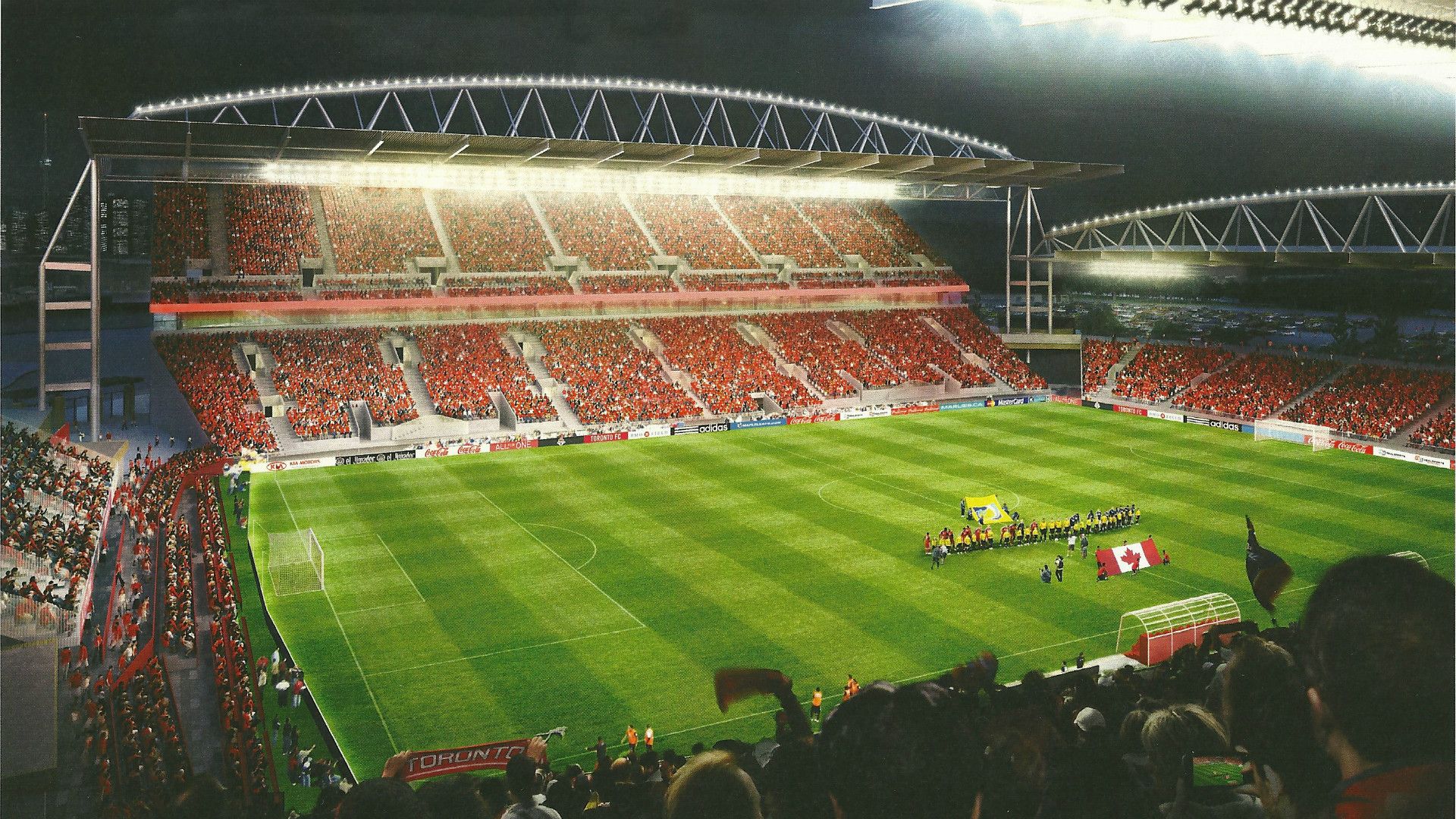 BMO Field rendering Toronto FC Canada