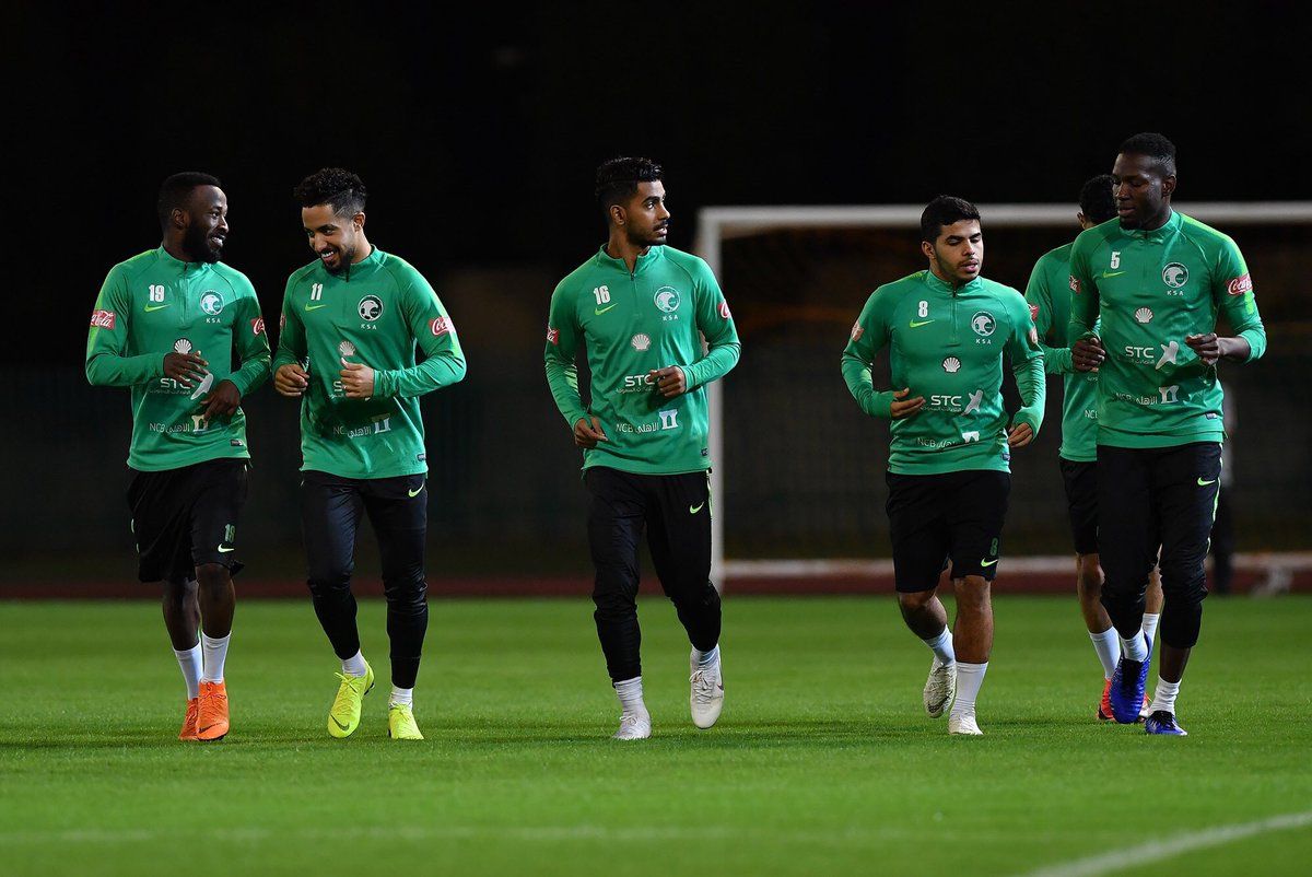 تدريبات منتخب السعودية