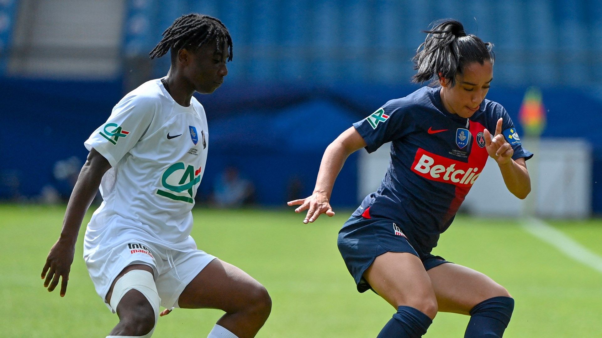 Rosemonde Kouassi Sakina Karchaoui Fleury PSG Women 2023-24