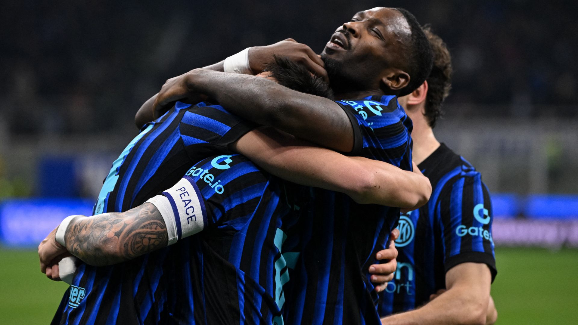 Esultanza Inter Juventus