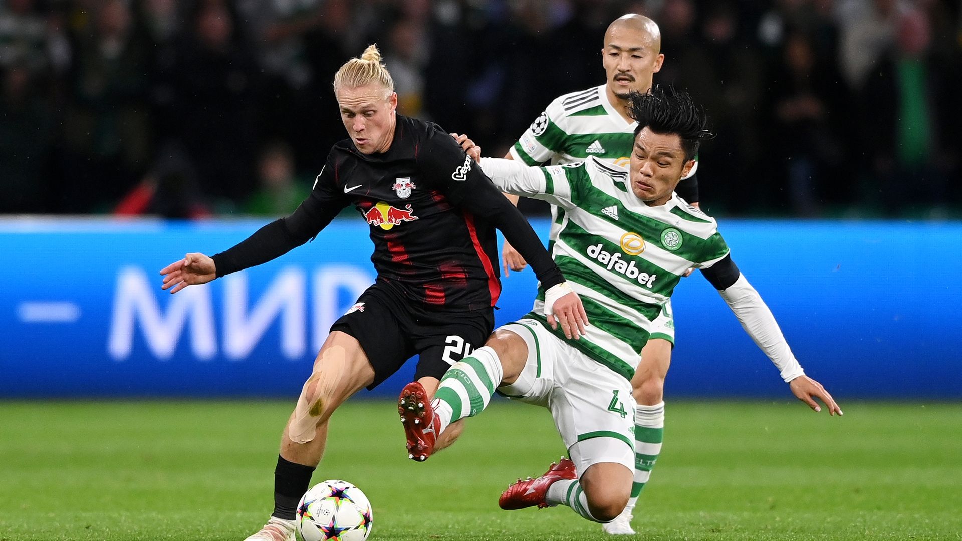 古橋亨梧、前田大然、旗手怜央が先発のセルティック、決定機生かせず