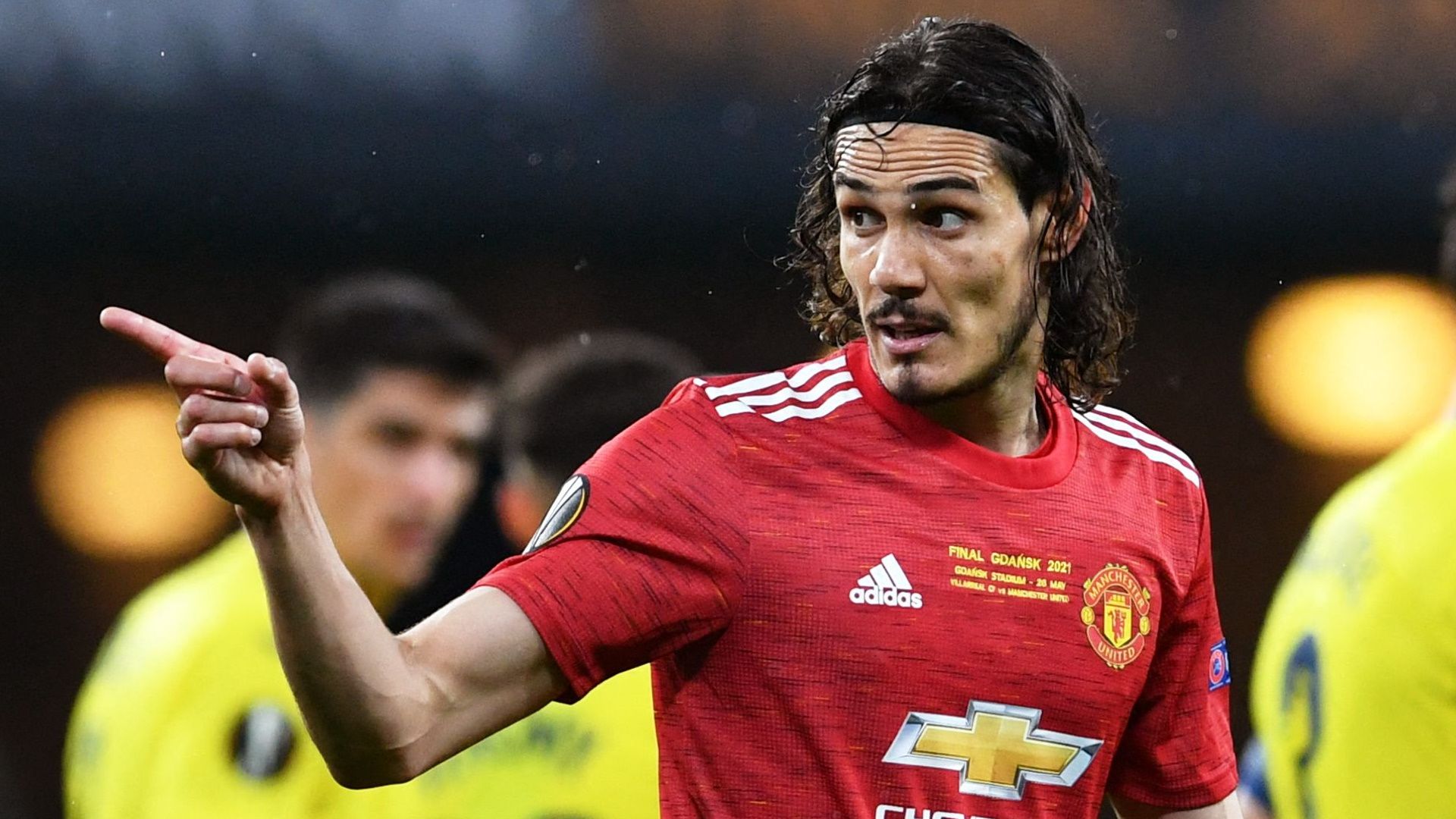 Edinson Cavani, Man Utd Europa League final