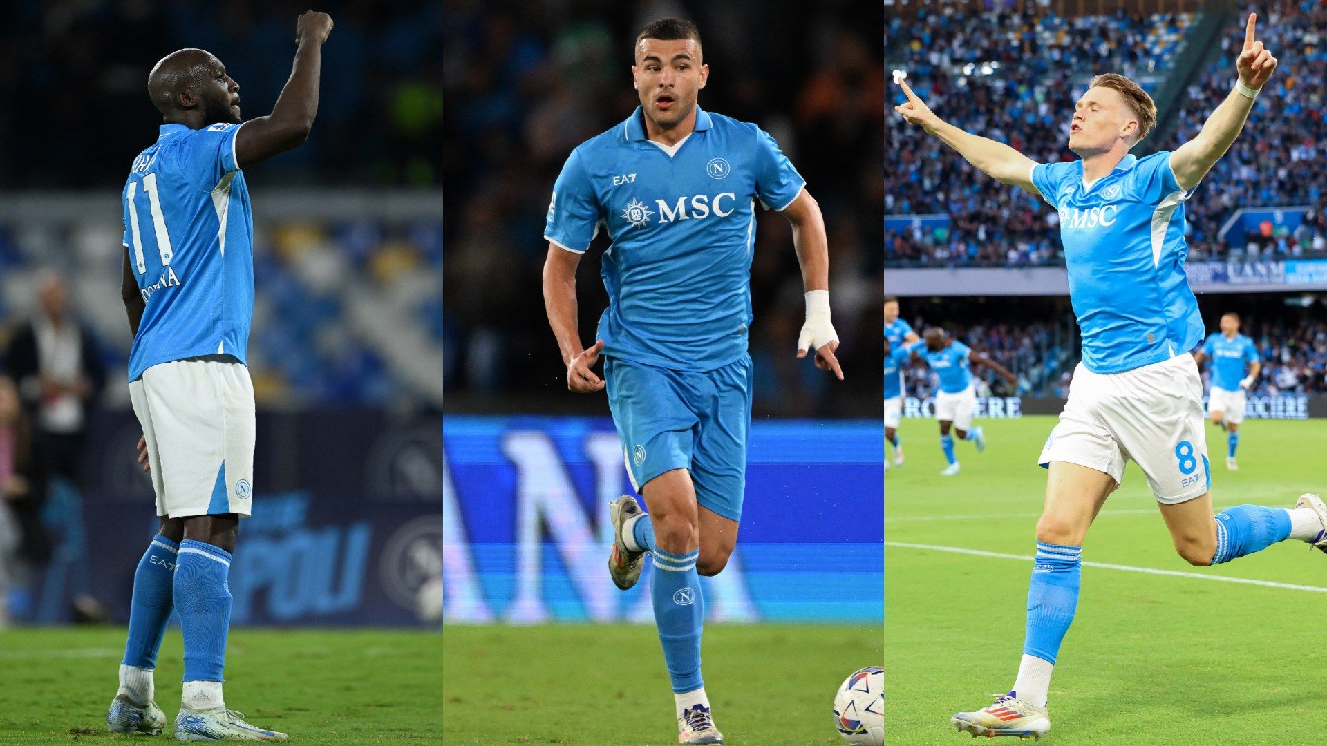 Lukaku Buongiorno McTominay Napoli