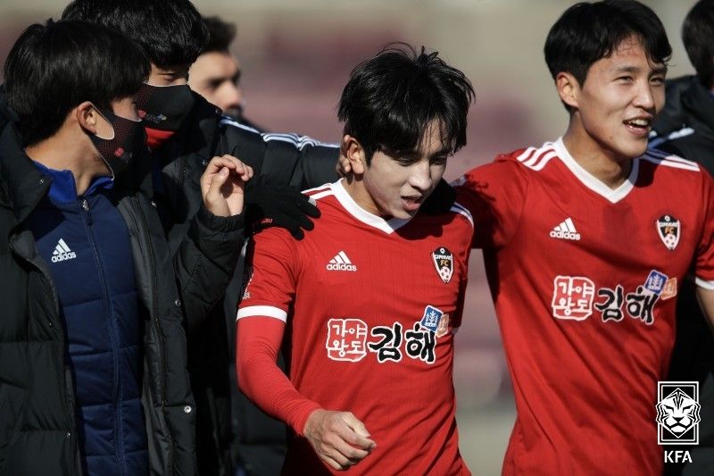 김해시청 주한성 득점