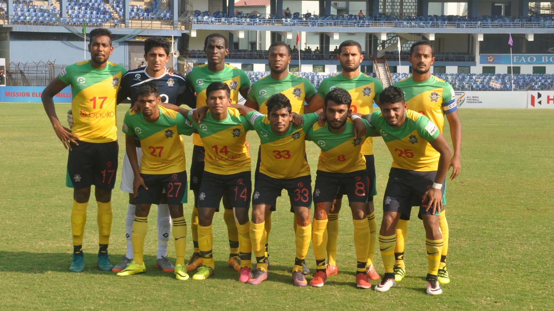 Chennai City FC squad Federation Cup 2017