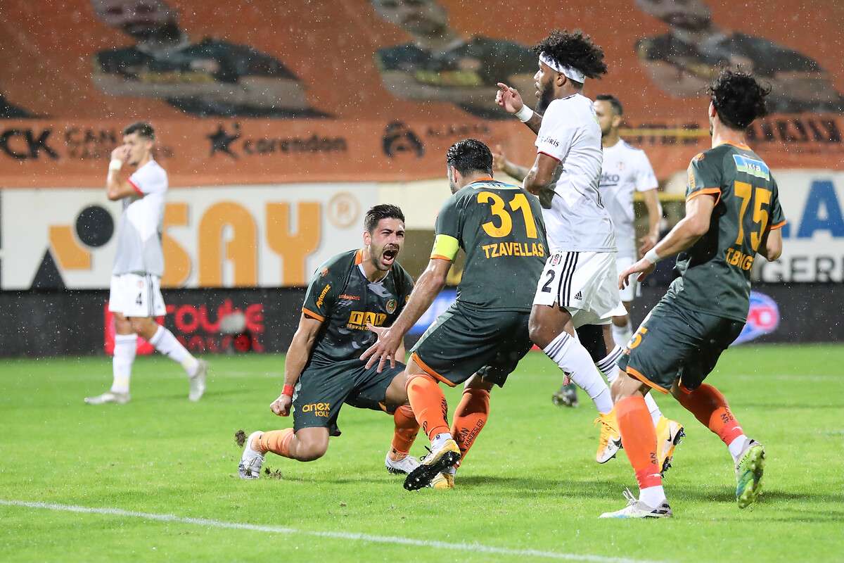 Anastasios Bakasetas Goal Celebration Alanyaspor vs. Besiktas 12/13/20