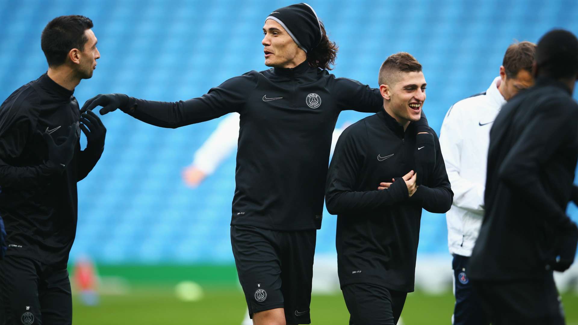 Edinson Cavani Marco Verratti PSG