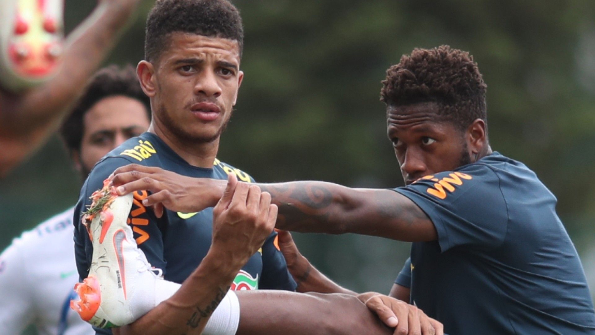 Taison Fred Brasil seleção brasileira treino Copa do Mundo 2018