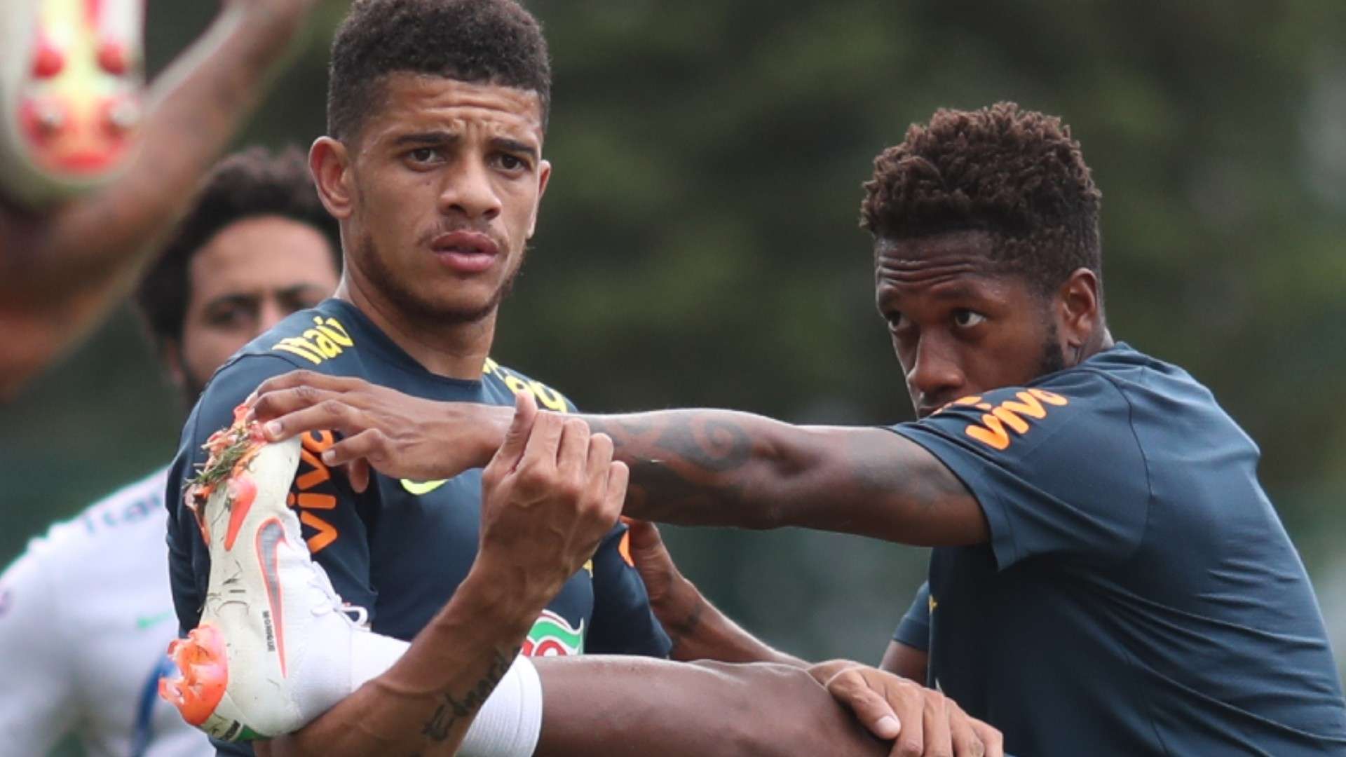 Taison Fred Brasil seleção brasileira treino Copa do Mundo 2018
