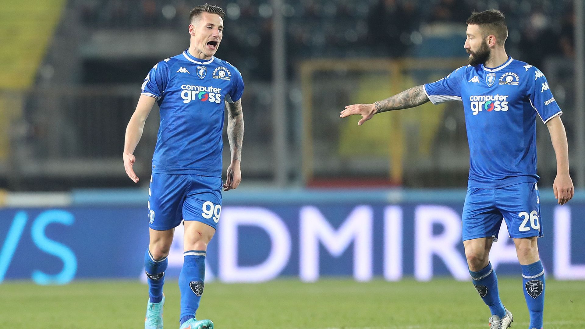 Pinamonti Tonelli Empoli Roma Serie A 23012022