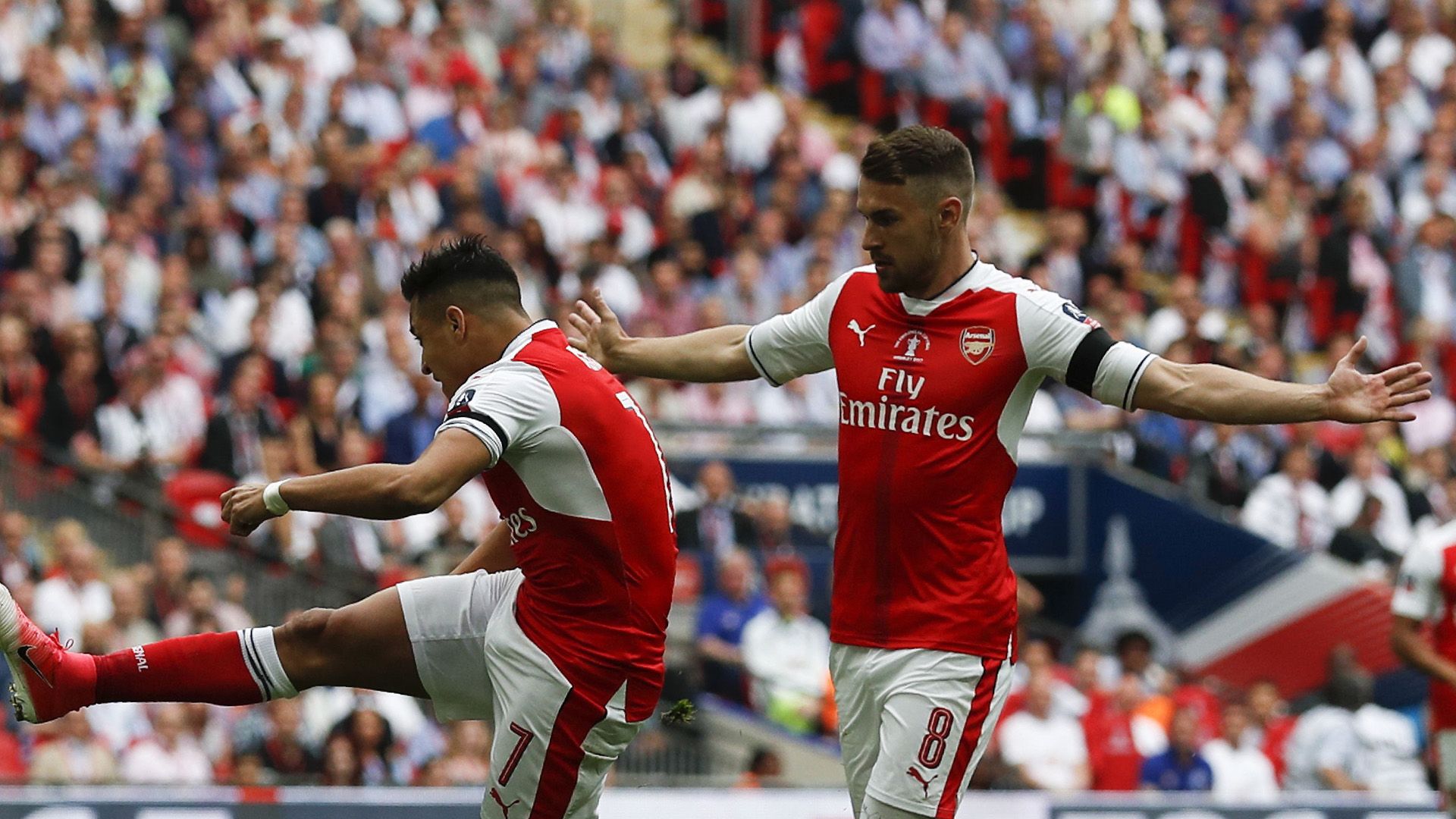 Alexis Sanchez Aaron Ramsey Arsenal Chelsea FA Cup final
