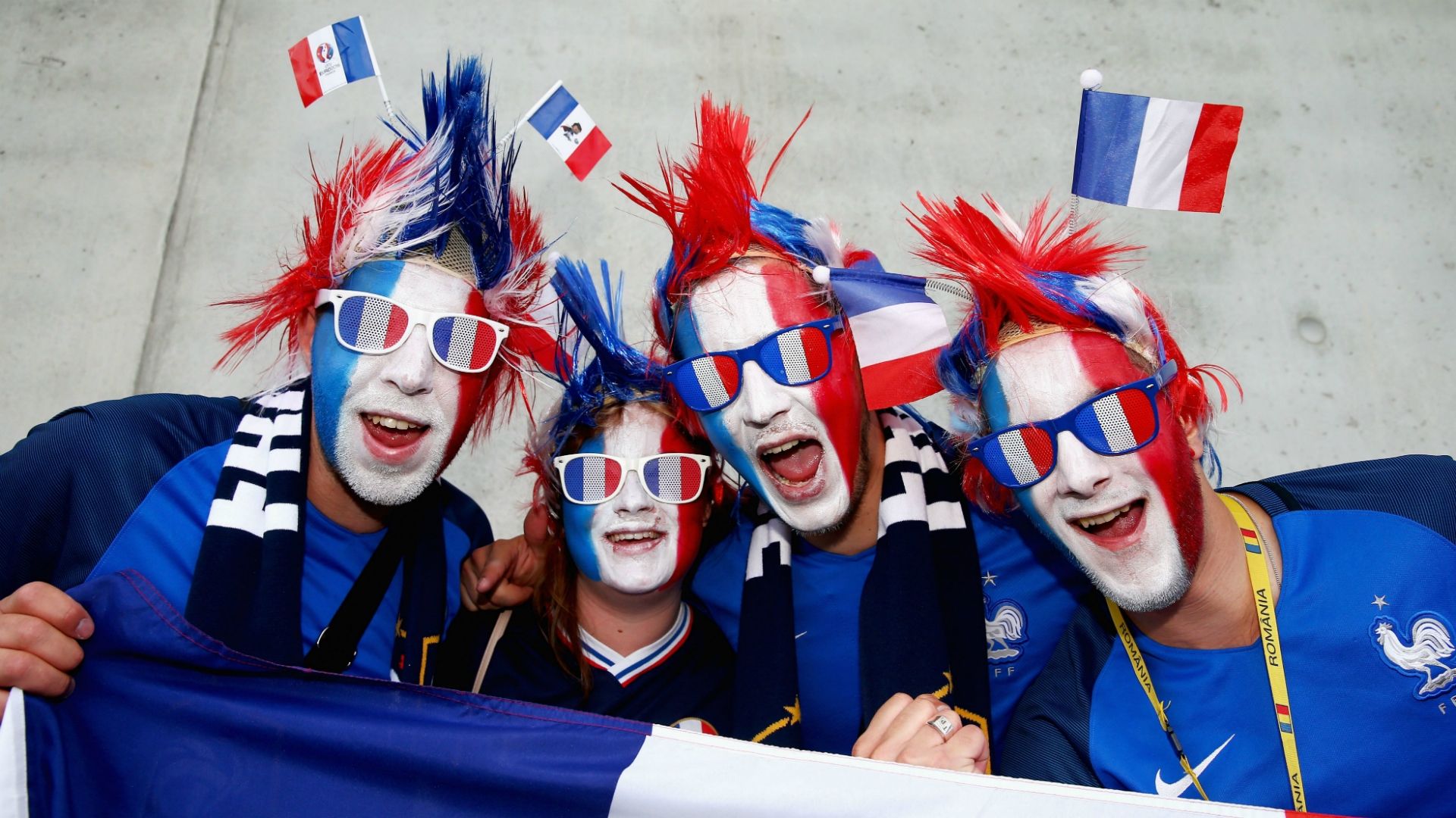 French fans Euro 2016