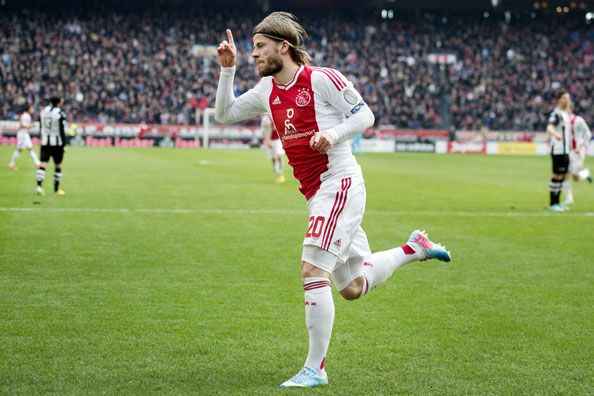 Ajax Amsterdam midfielder Lasse Schone