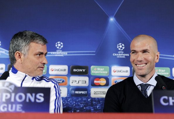 ZINEDINE ZIDANE JOSE MOURINHO 02212011