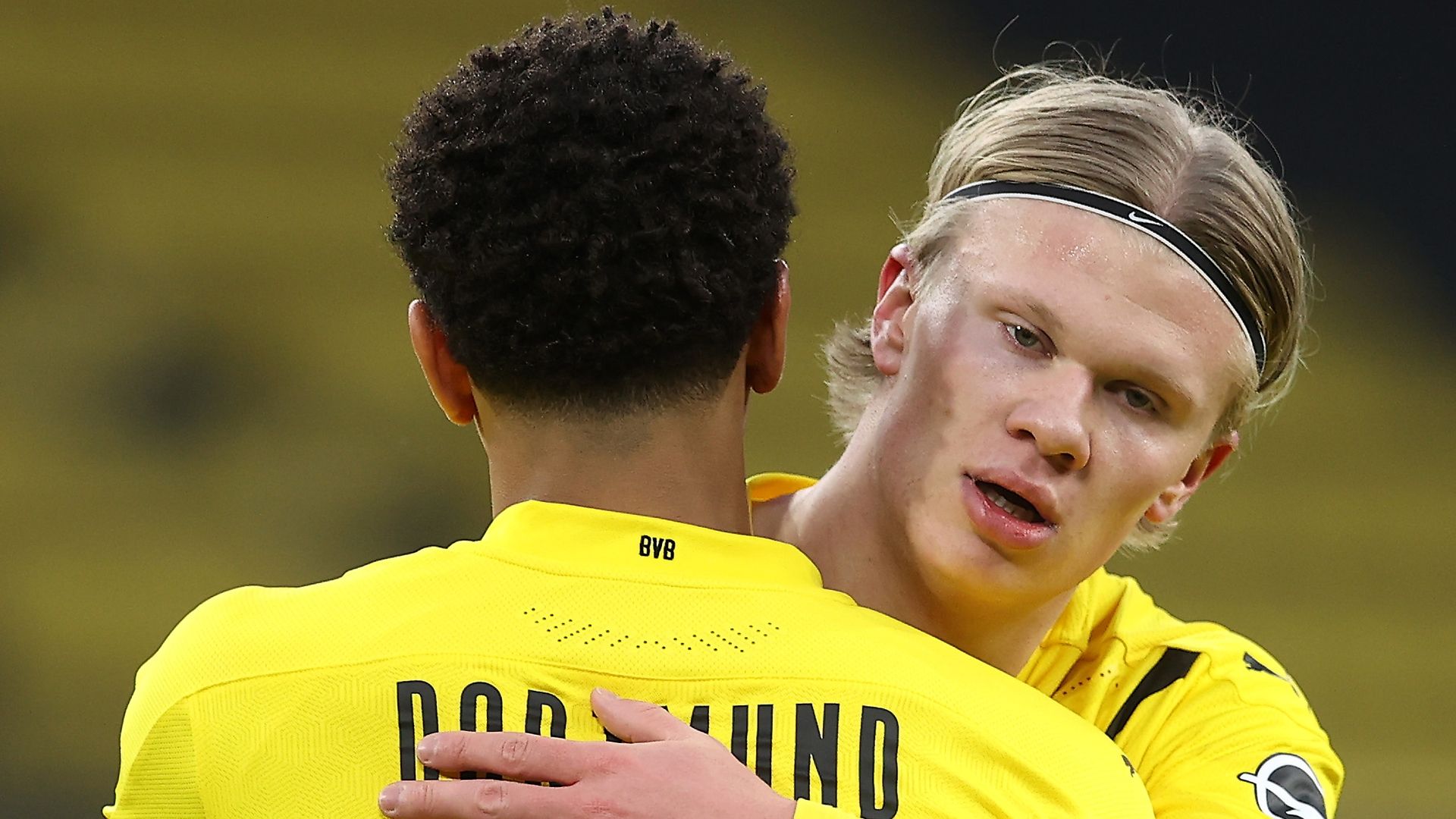 Jude Bellingham Erling Haaland Dortmund 2020-21