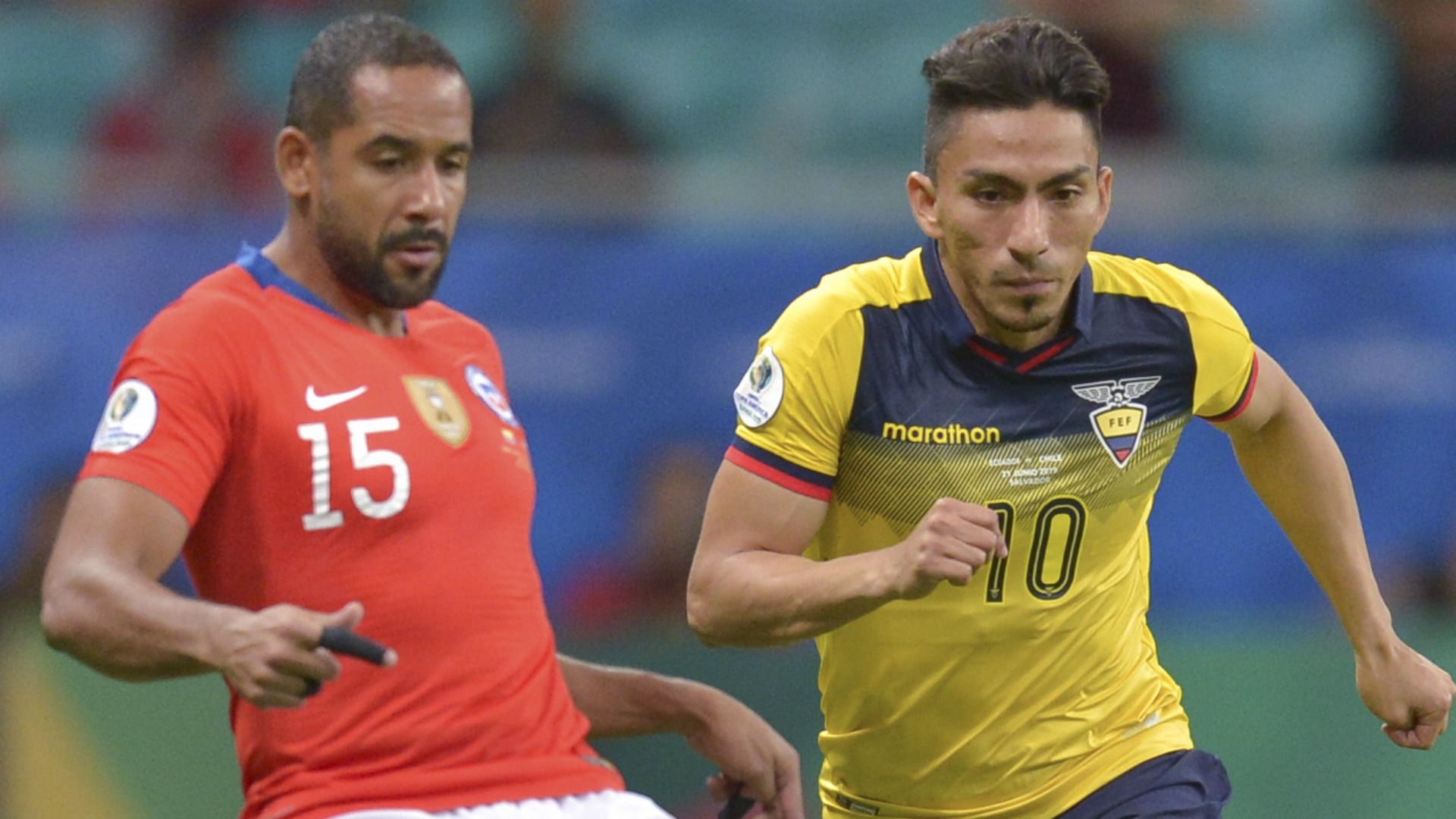 Jean Beausejour Angel Mena Ecuador Chile Copa America 21062019