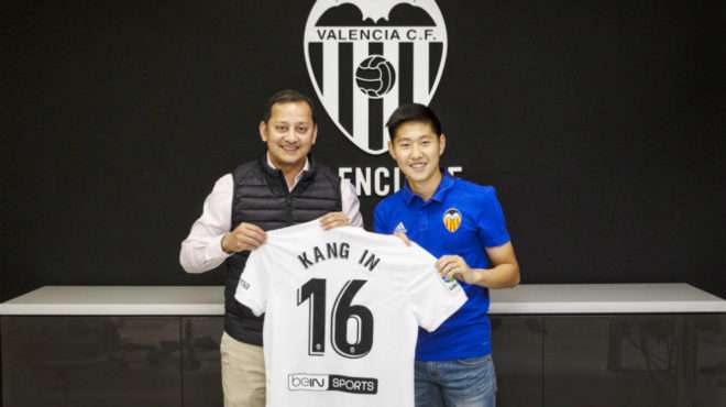 Kang In Lee, foto Valencia CF