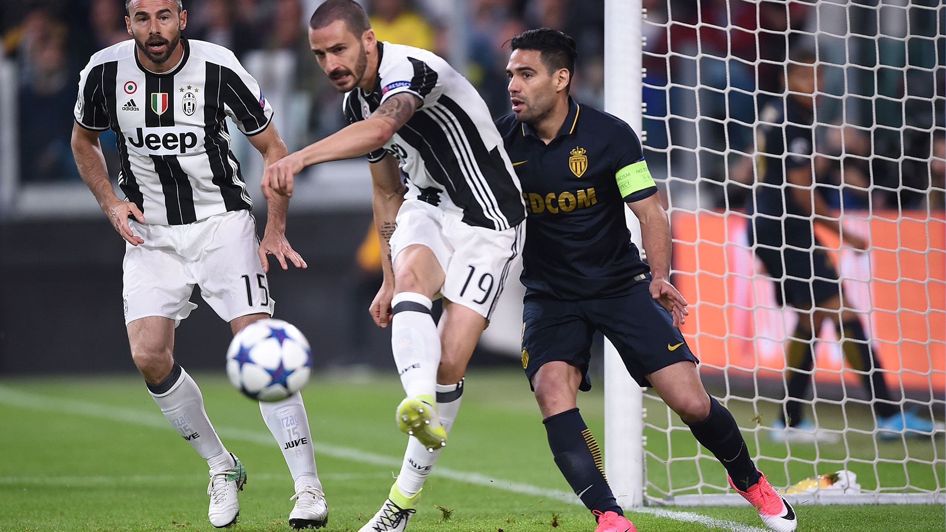 Bonucci Falcao Juventus Monaco Champions League