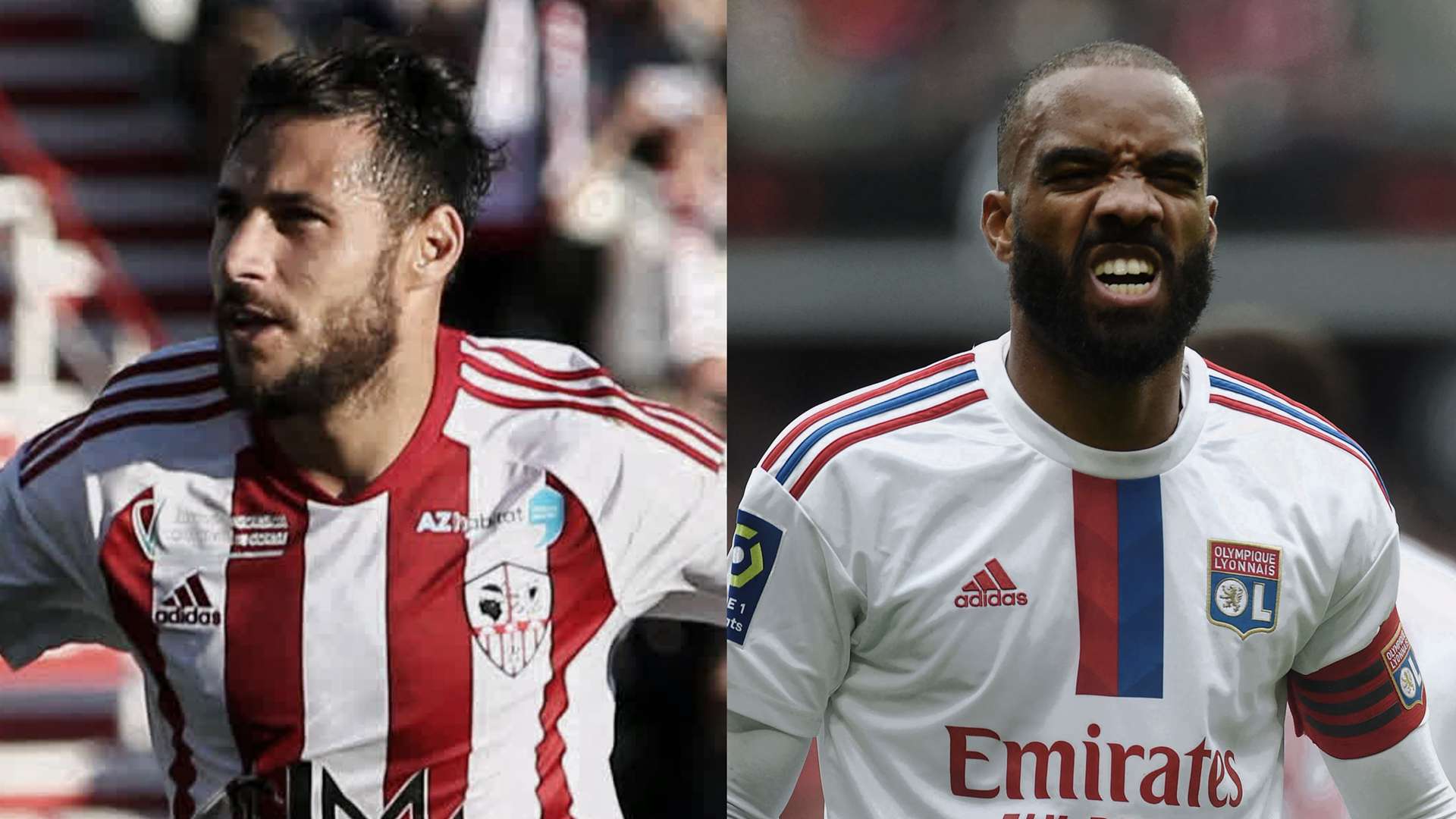 AC Ajaccio Belaili Lyon OL Lacazette Ligue 1