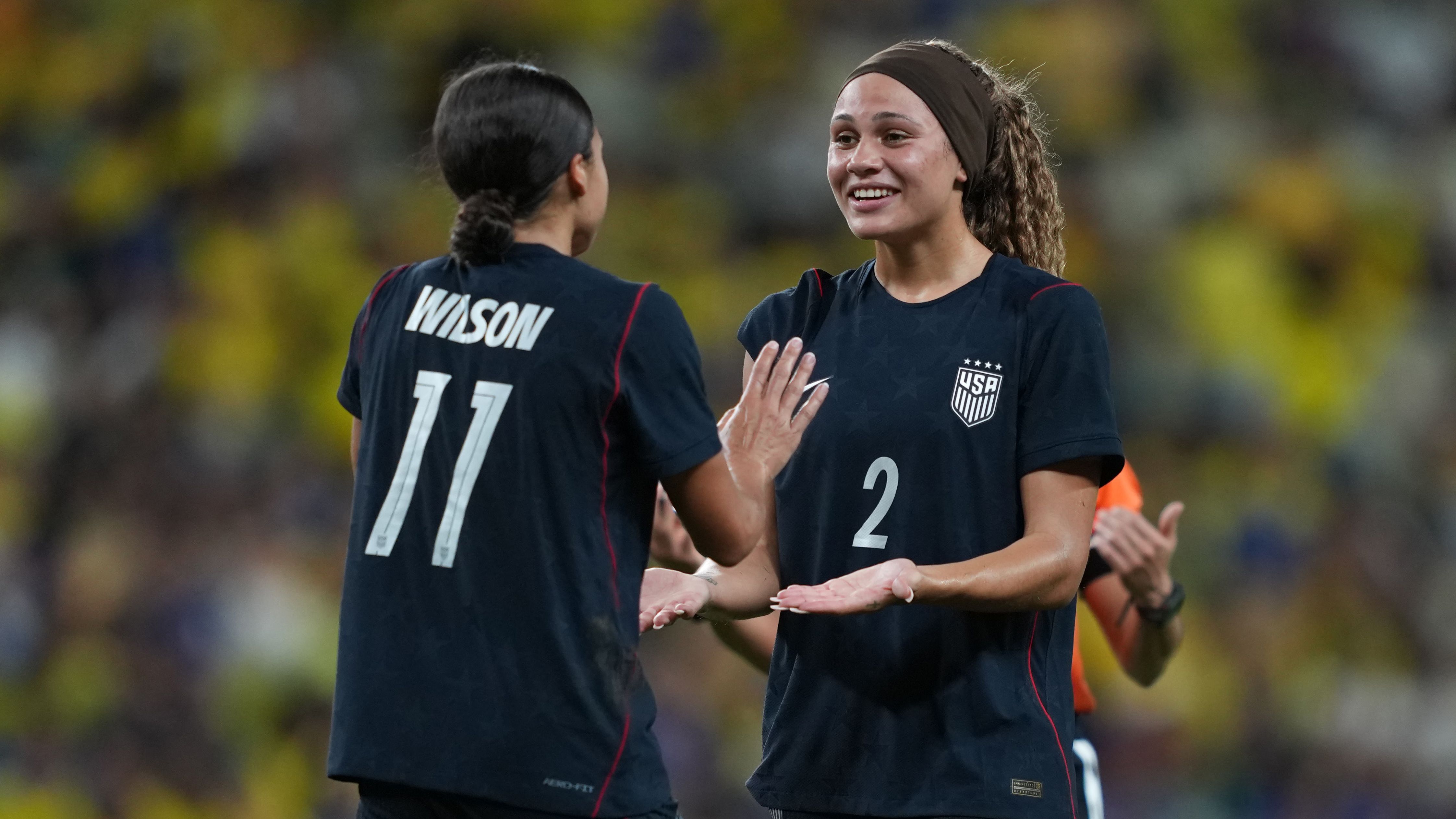 Sophia Wilson, Trinity Rodman, USWNT