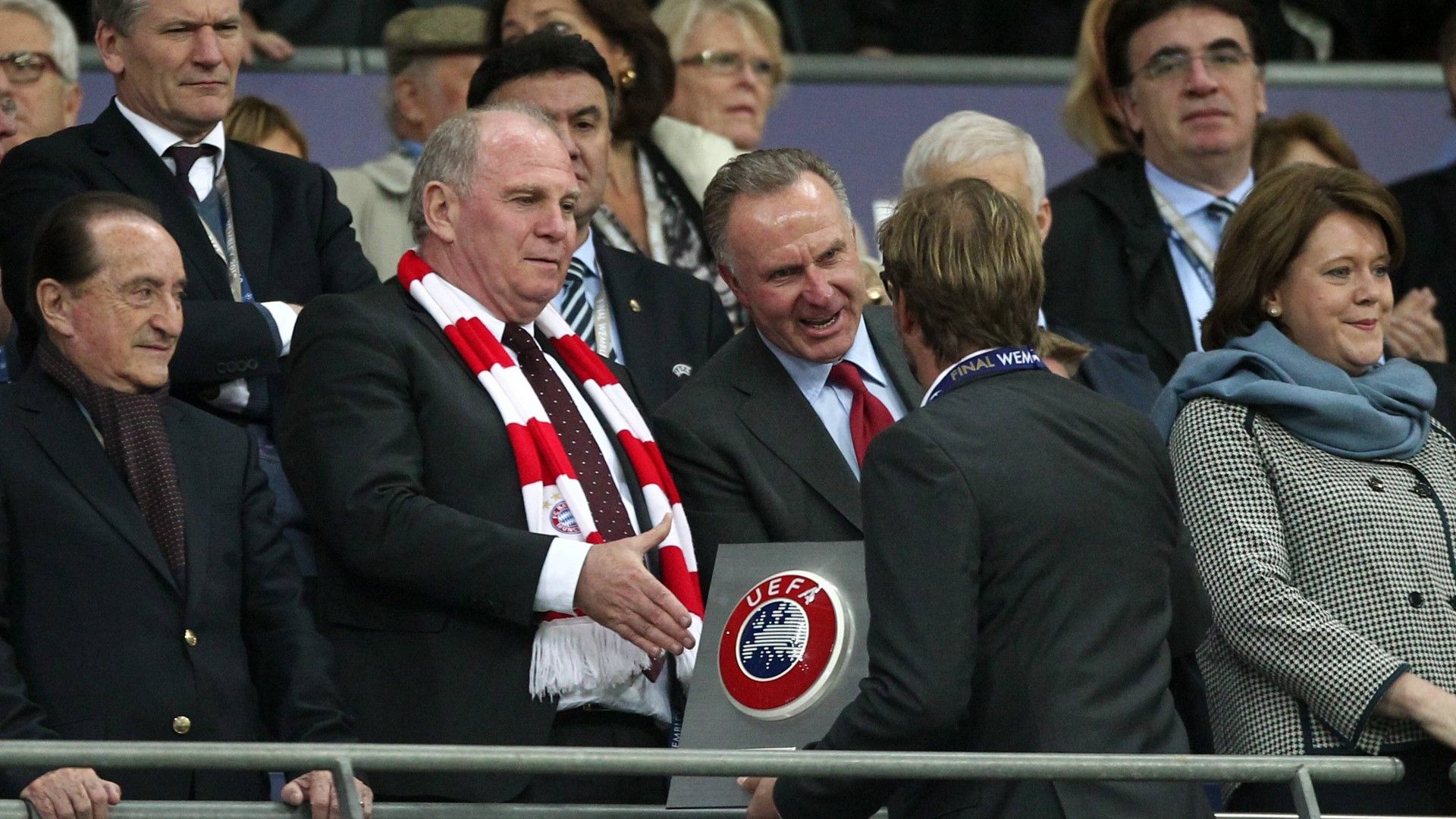 GER ONLY Hoeneß Rummenigge Klopp