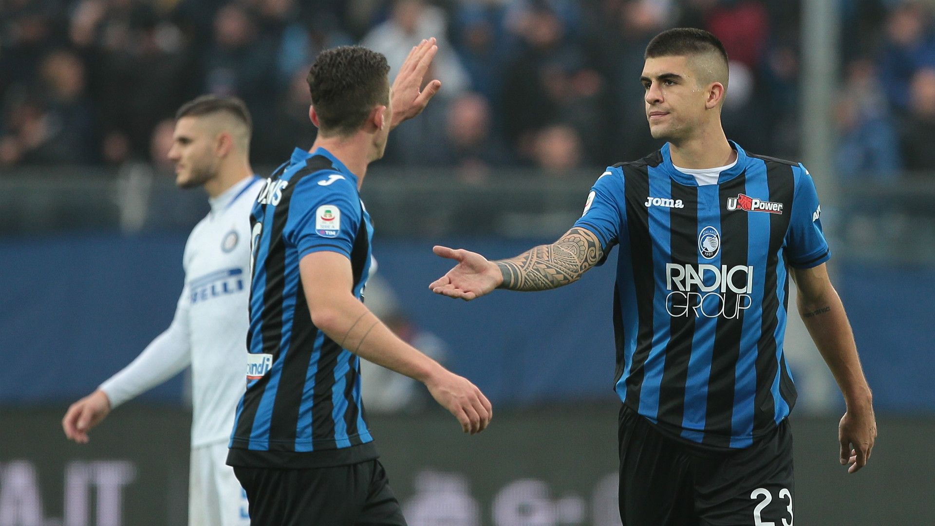 Mancini celeb Atalanta Inter