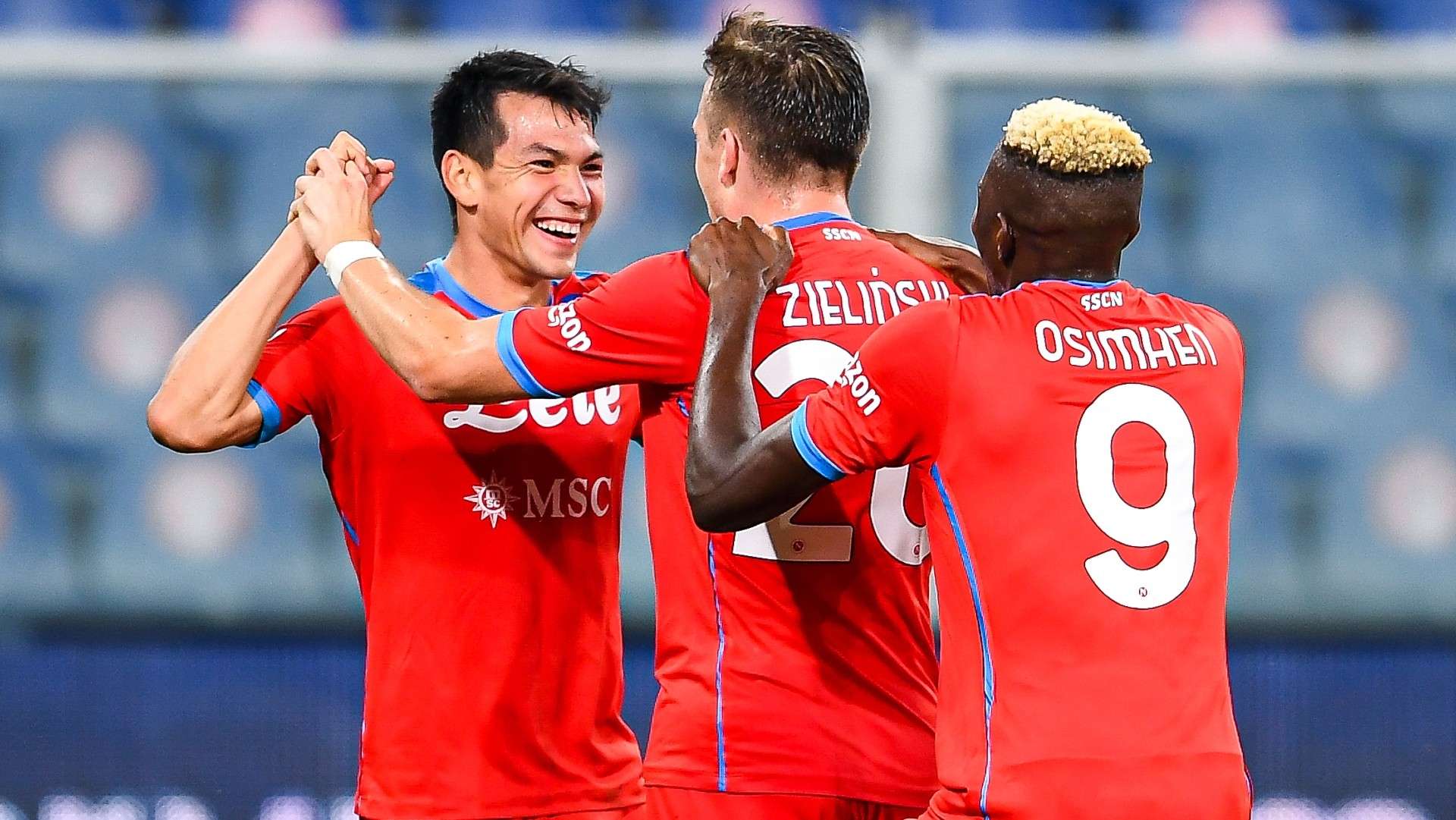 Chucky Lozano Victor Osimhen Napoli