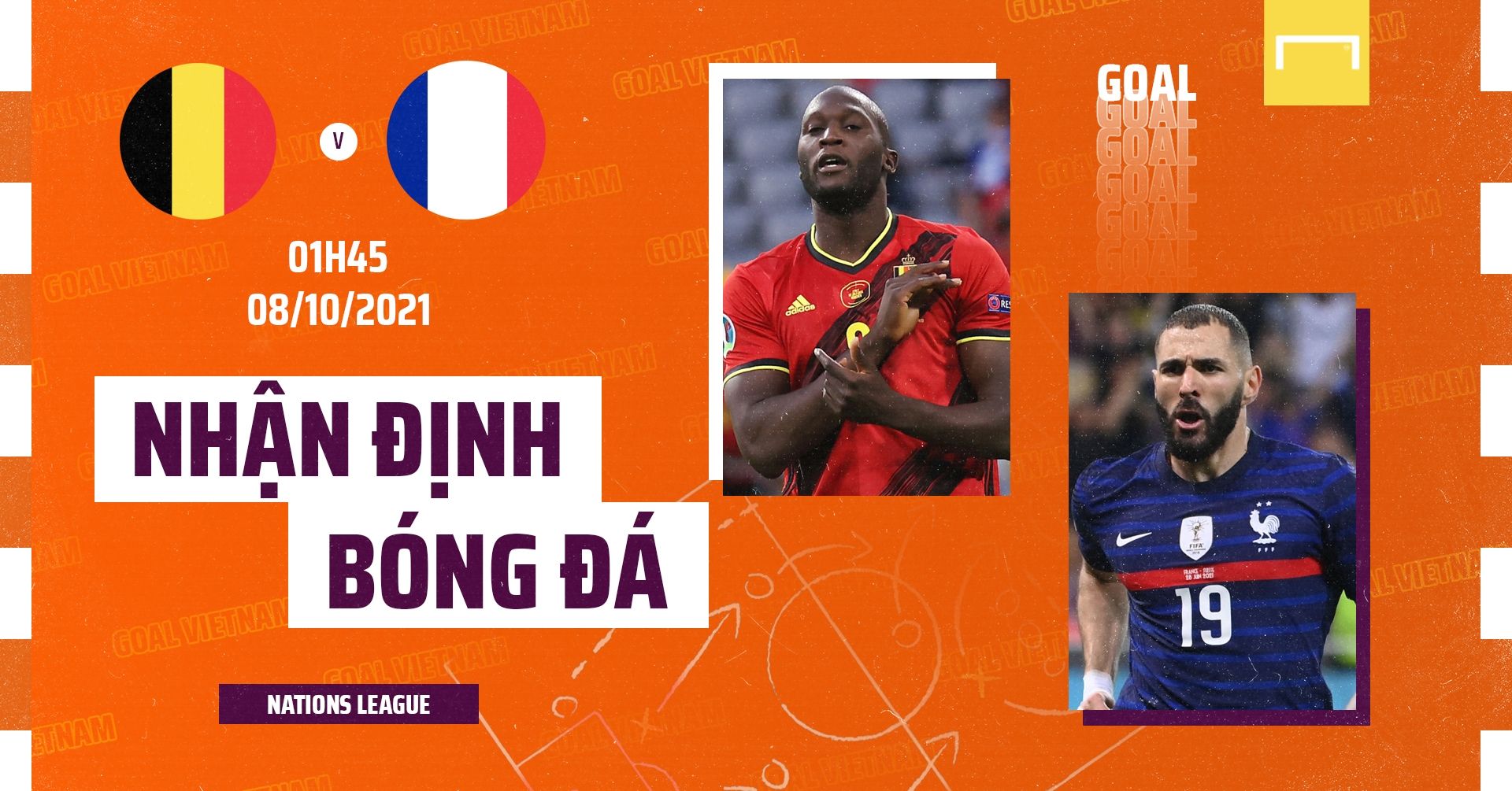 Preview Belgium vs France 2020/21 Nations League GFX