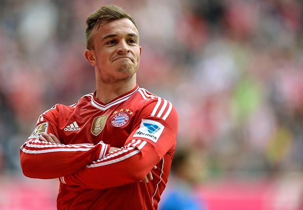 Xherdan Shaqiri Bayern Munich SC Freiburg Bundesliga 02152014