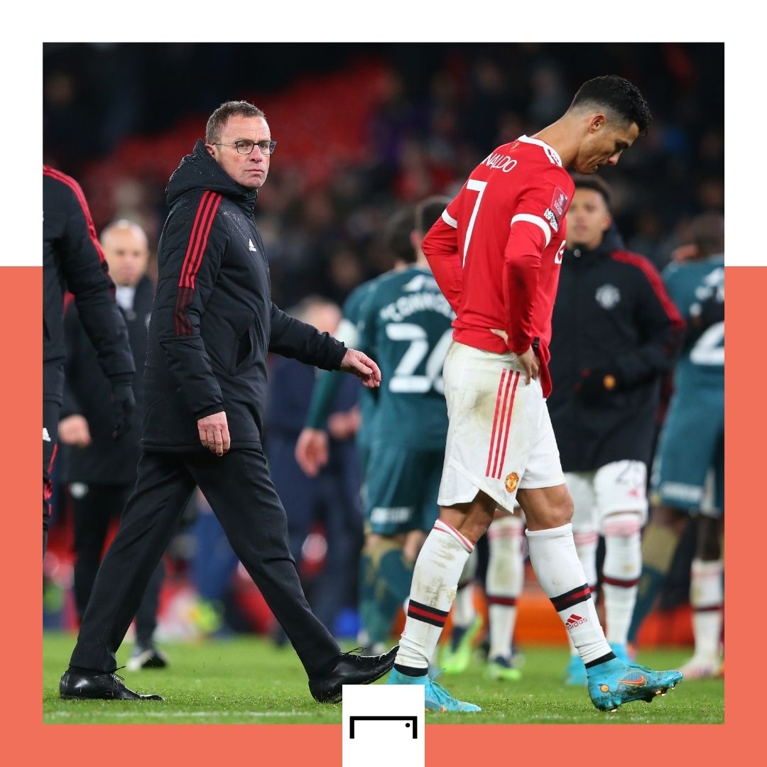 Cristiano Ronaldo Ralf Rangnick Manchester United GFX