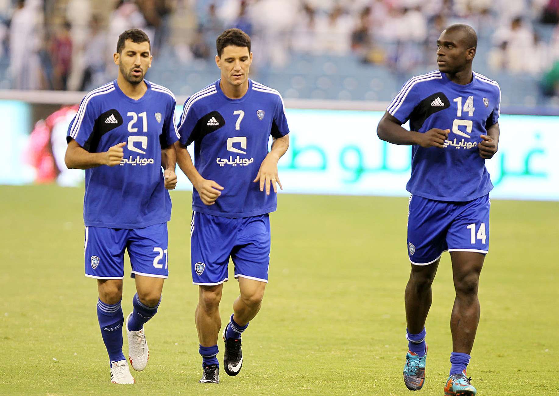 عادل هرماش وتياجو نيفيز وسيجوندو كاستيلو