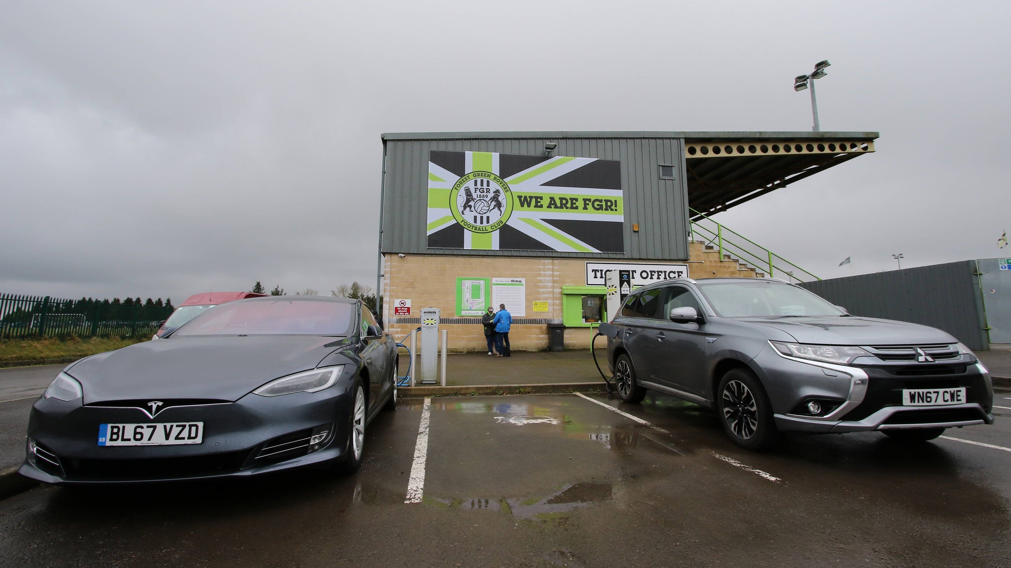 GERMANY ONLY Forest Green Rovers The News Lawn Stadium