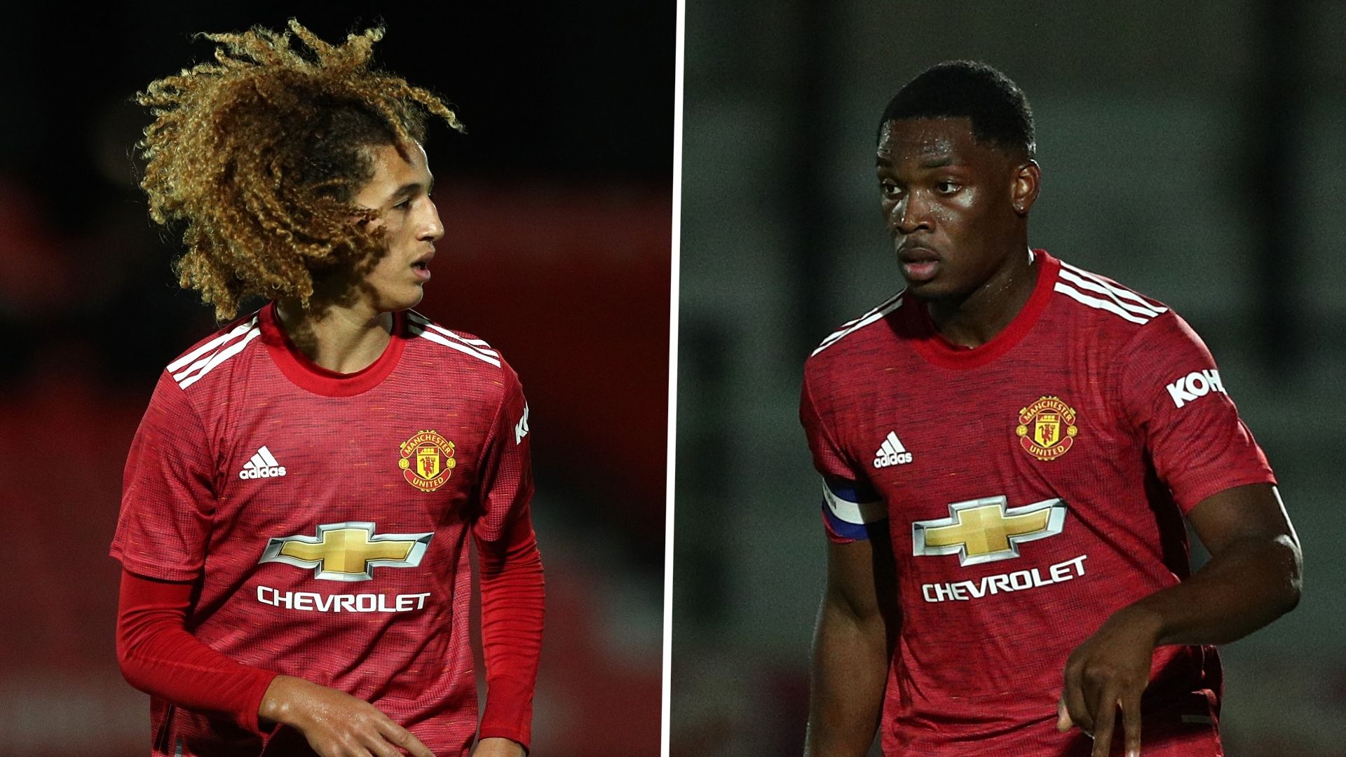 Hannibal Mejbri Teden Mengi Manchester United GFX