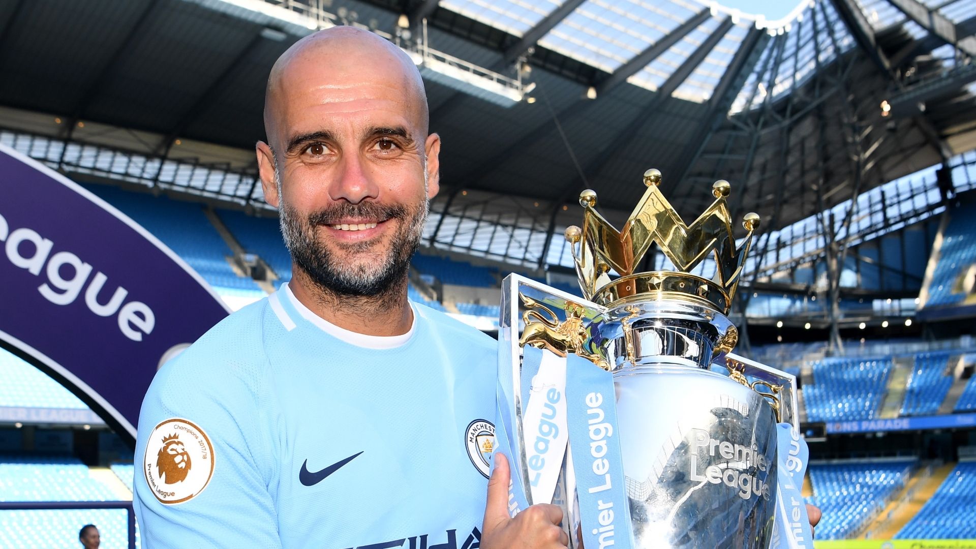 Pep Guardiola, Premier League trophy