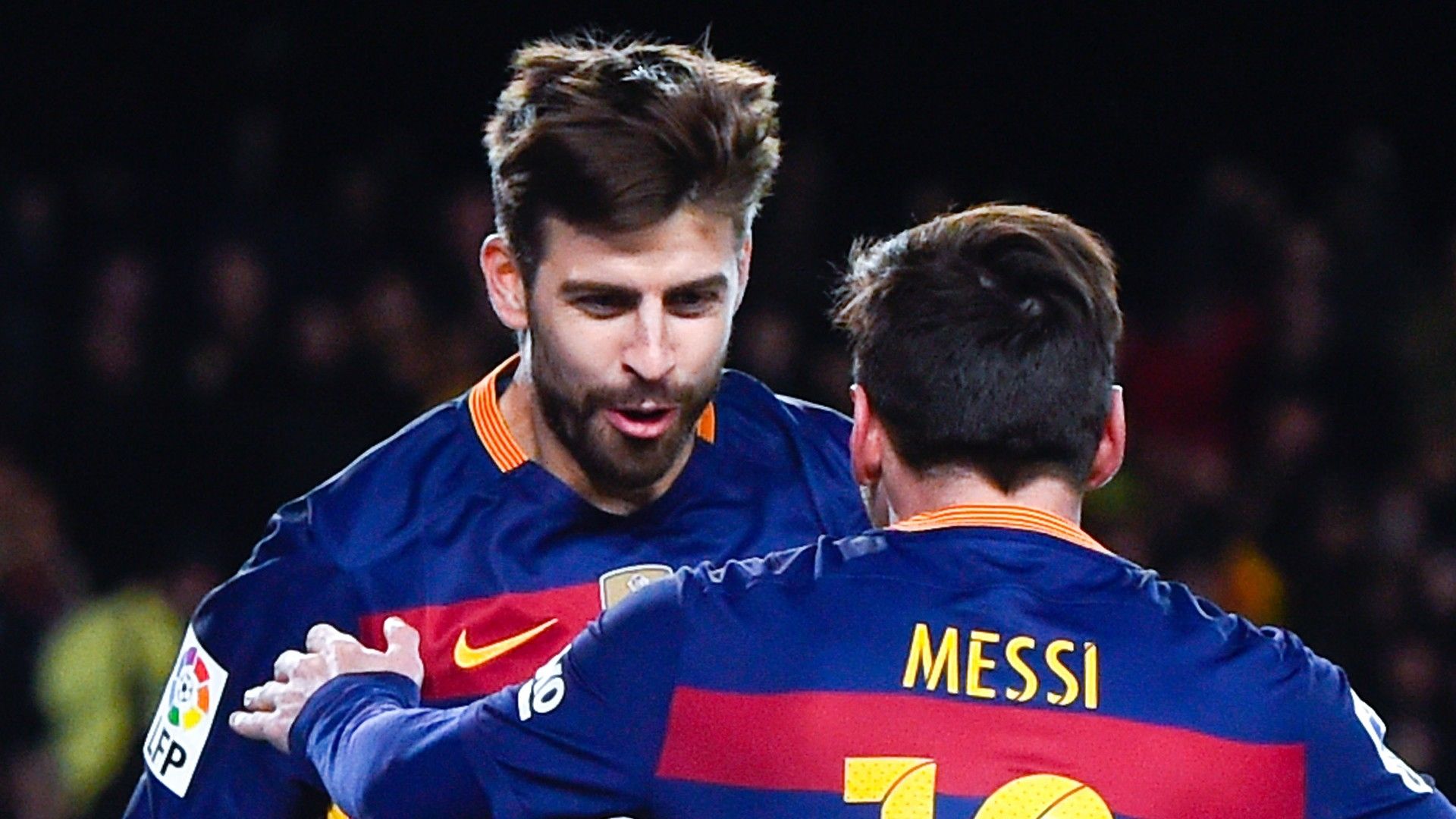Gerard Pique Lionel Messi