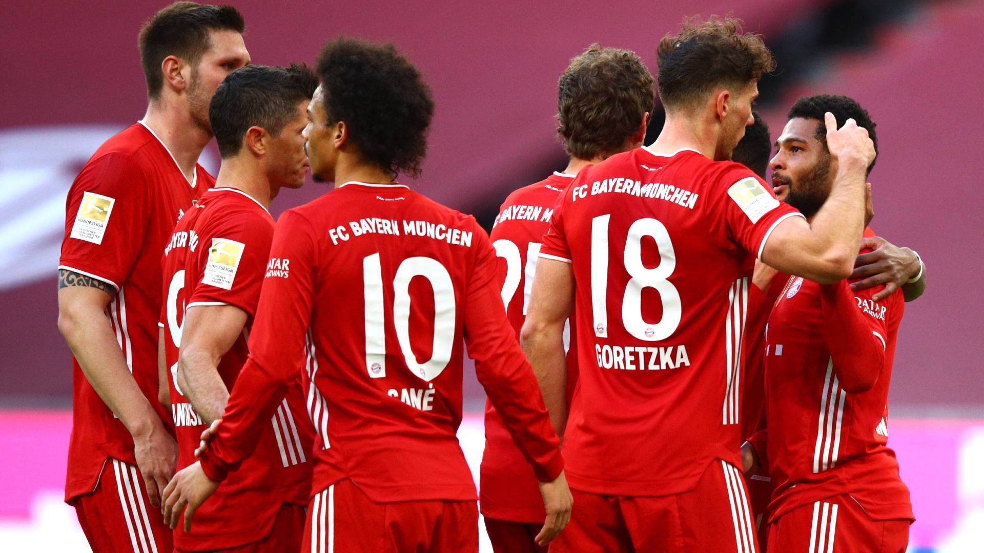 FC Bayern München Jubel Team Bundesliga