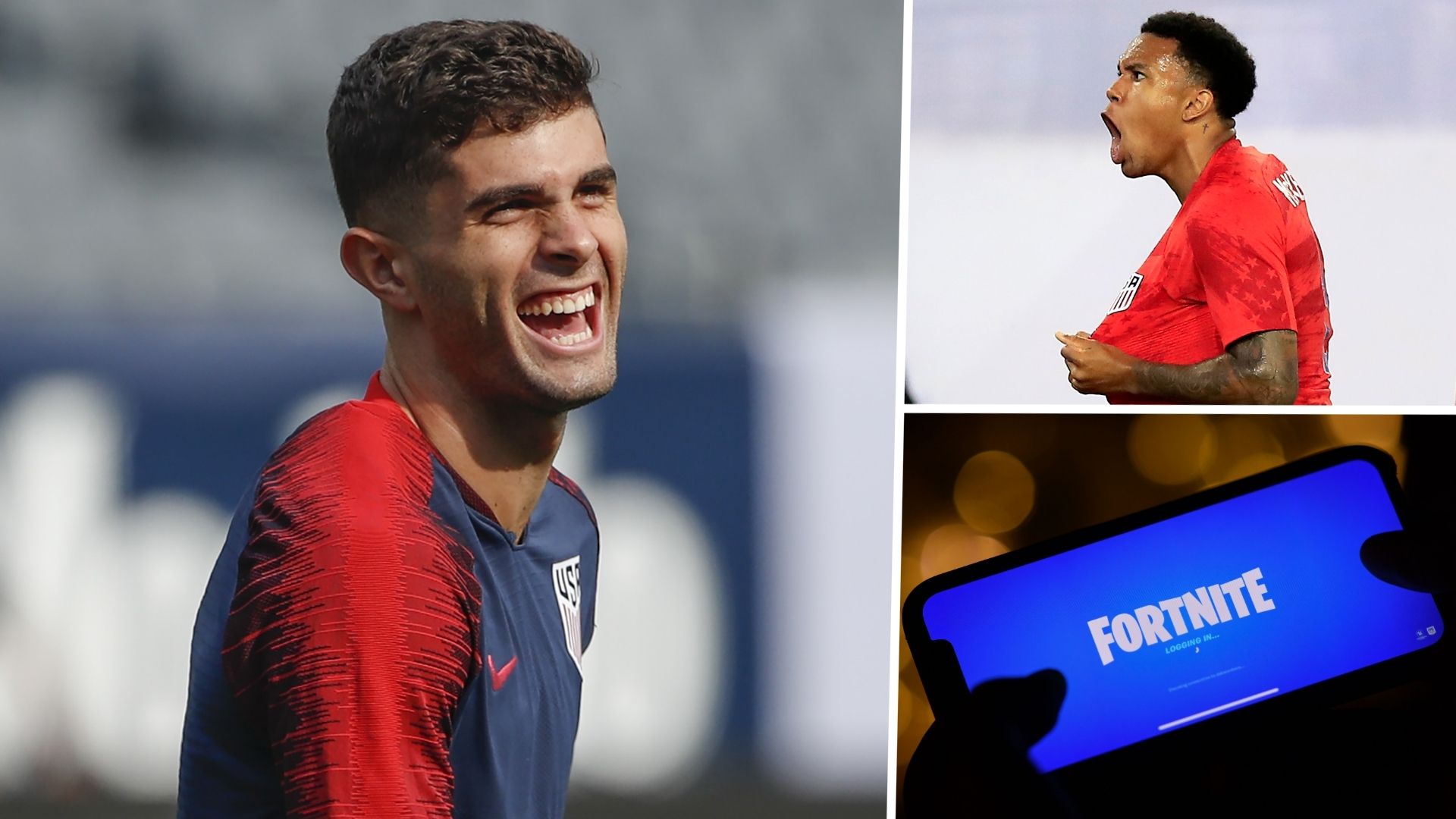 Christian Pulisic Weston McKennie Fortnite USMNT GFX