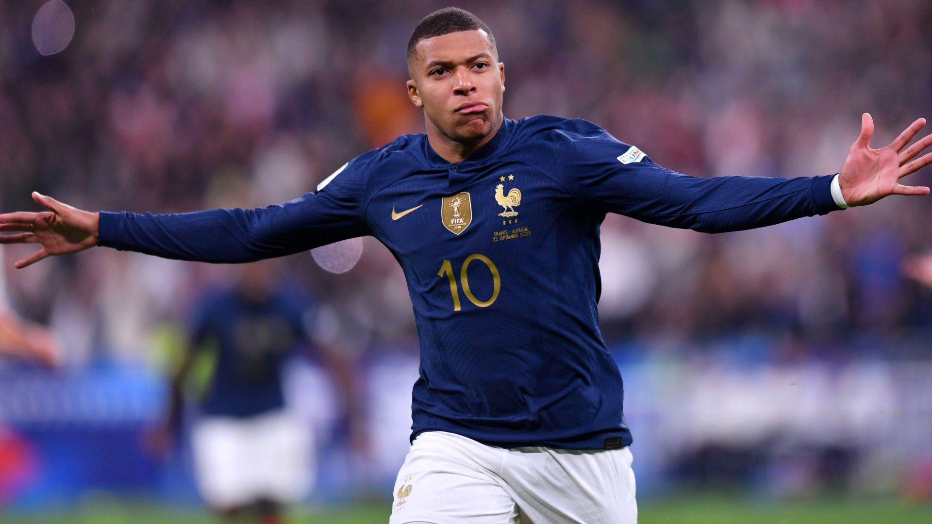 Kylian Mbappe France Austria Nations League 22092022