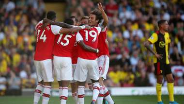 Watford v Arsenal Goal Celebration 09152019