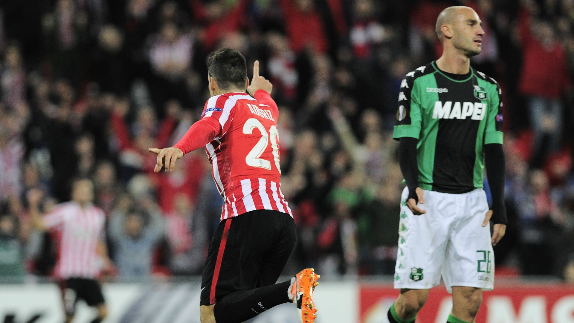 Aritz Aduriz Athletic Bilbao Sassuolo UEFA Europa League 24112016