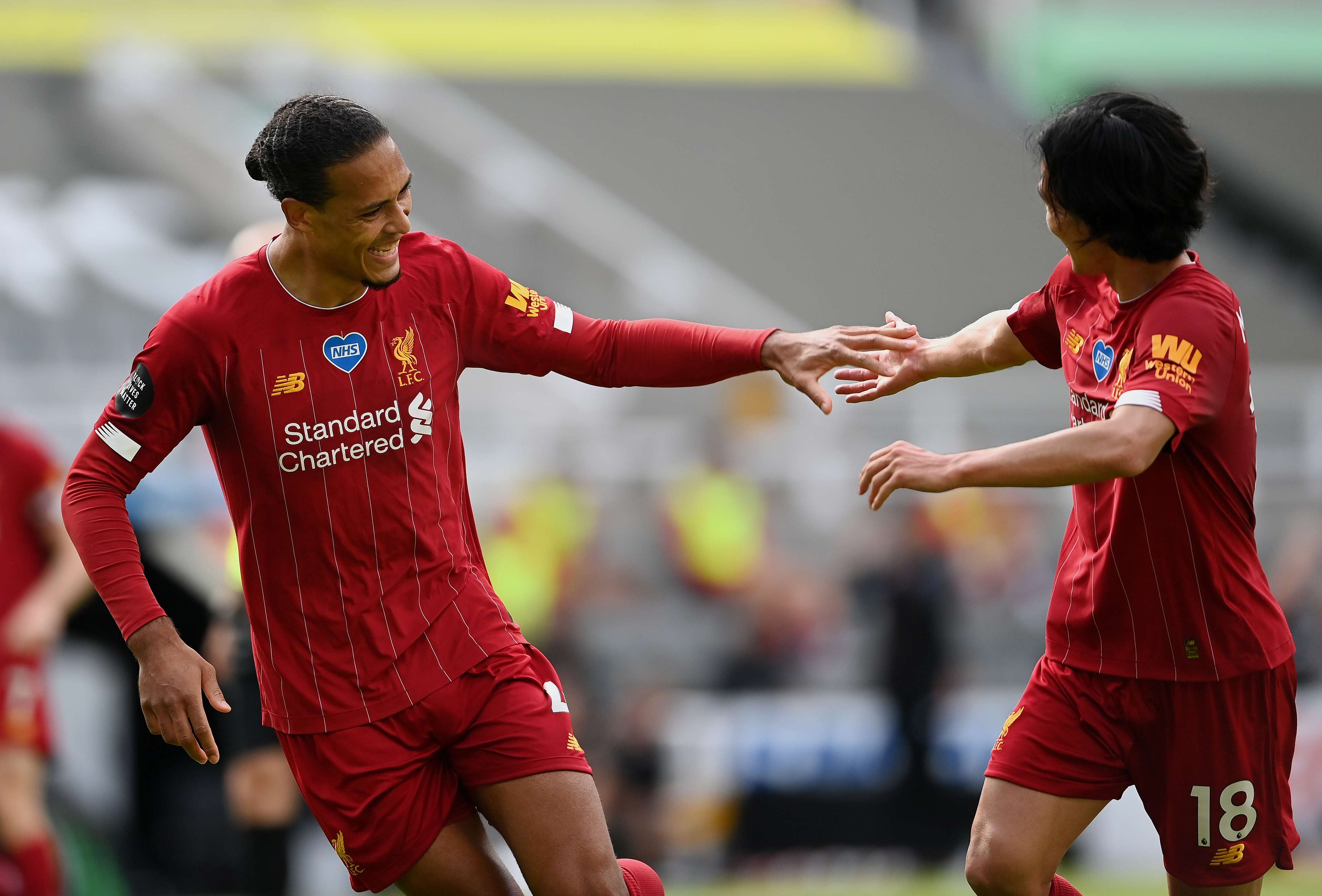 Van Dijk Liverpool Premier League 2020