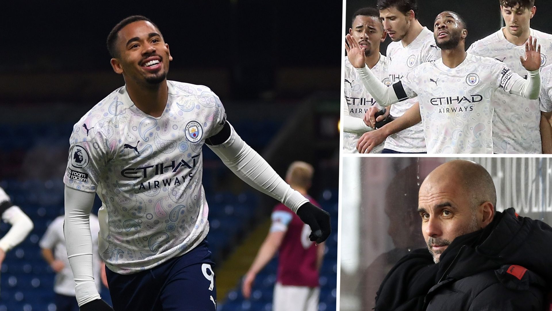 Jesus Sterling Guardiola Manchester City GFX