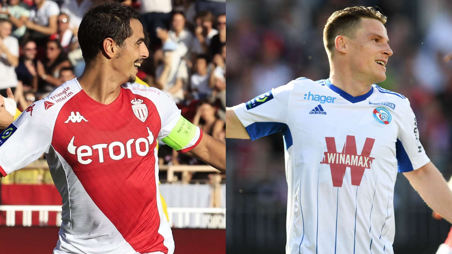 Monaco Strasbourg Ben Yedder Gameiro Ligue 1