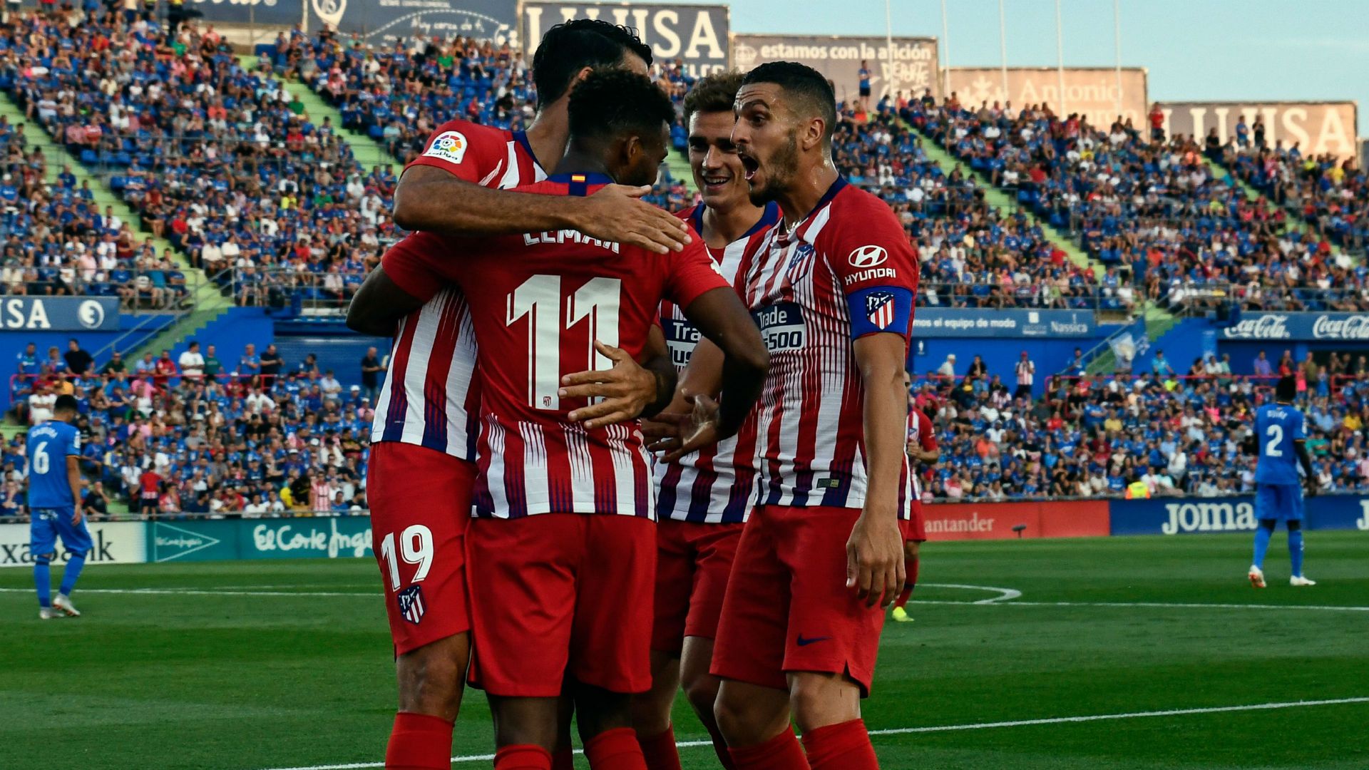 Thomas Lemar Atletico Madrid La Liga 2018