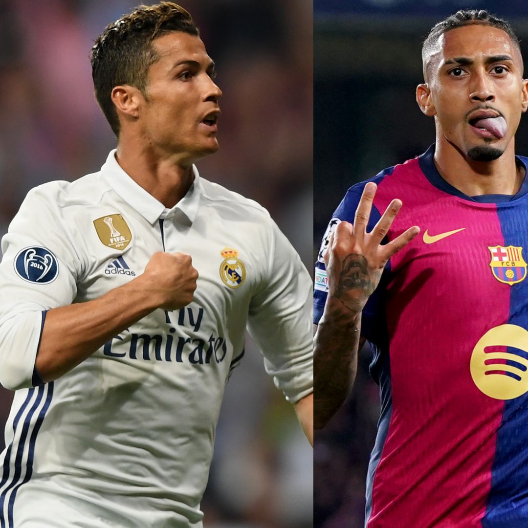 Raphinha Cristiano Ronaldo Sergio Aguero