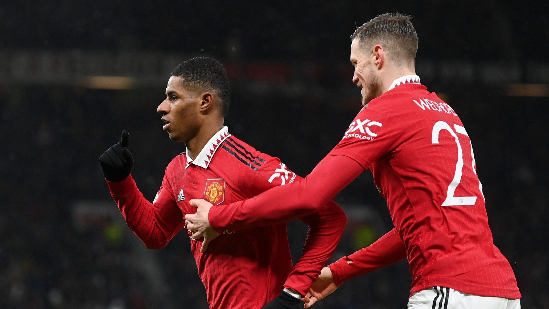 Marcus Rashford Manchester United goal vs Real Betis 2022-23